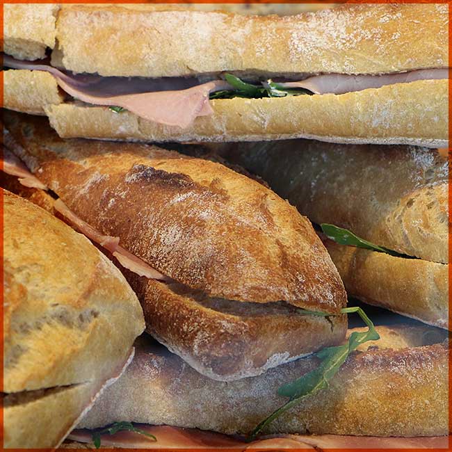 Notre pain et nos sandwichs