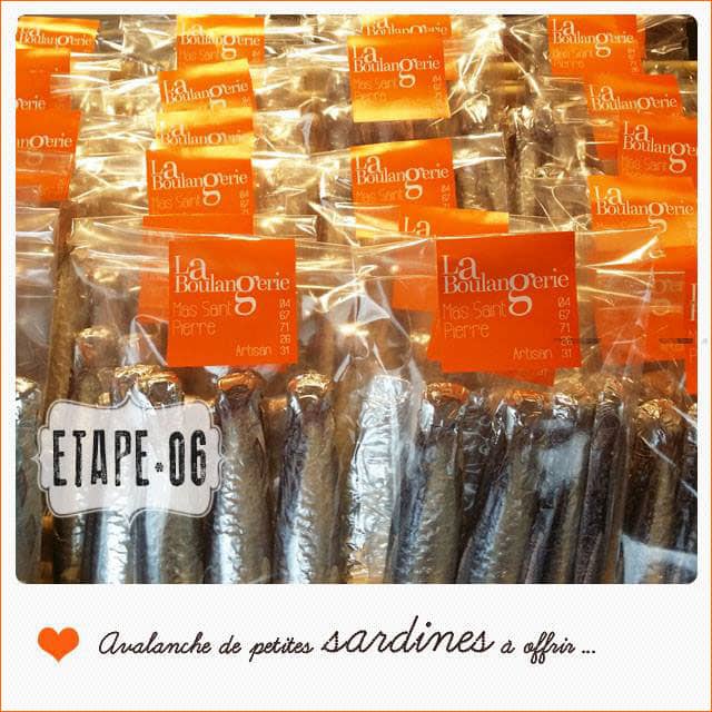 Etape 6 : avalanche de petites sardines