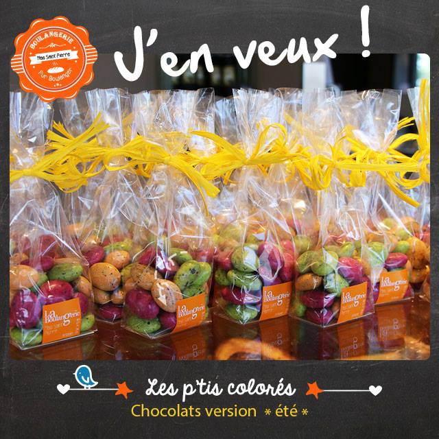 Les p’tits colorés, nos chocolats version été