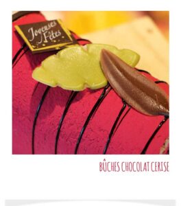 Bûche de Noël Chocolat Cerise