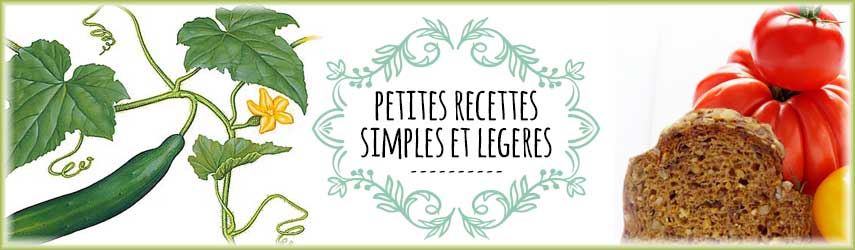 Des recettes simples et équilibrées