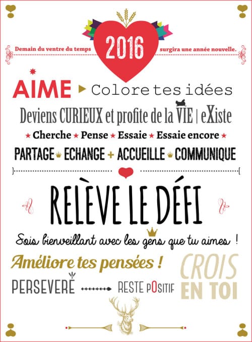 Une excellente année 2016 à vous tous.