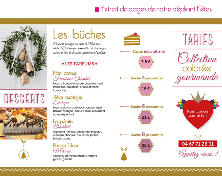 Spécial repas de fêtes avec la Boulangerie