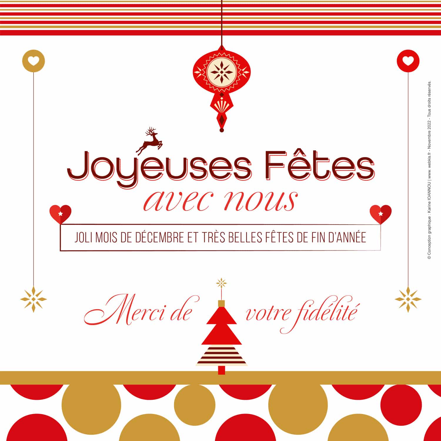 Joyeux Noël 2022 de la part de l'équipe de la Boulangerie Ponrouch